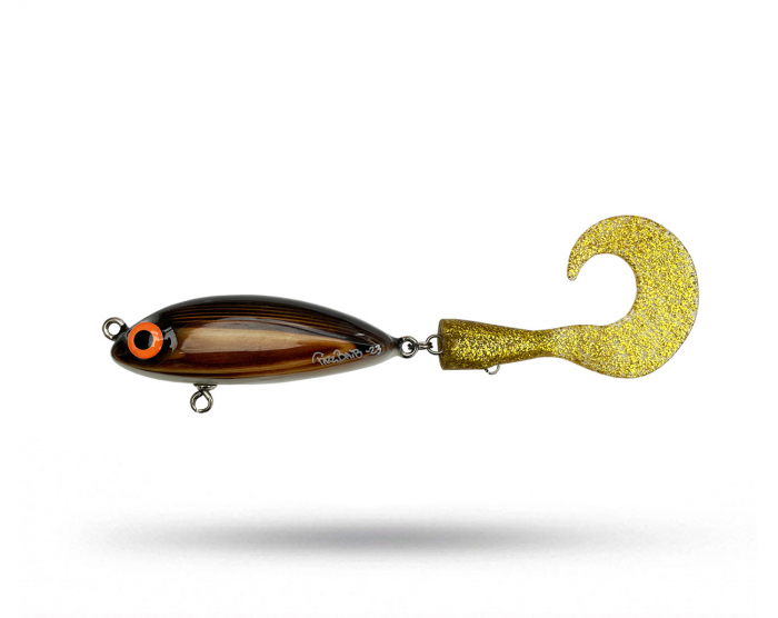 Fazz Bait Tail V2 - Woodie i gruppen Fiskedrag / Tailbeten hos Örebro Fiske & Outdoor AB (Fazz Tail Woodie)